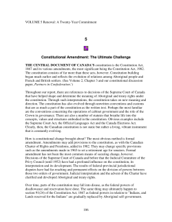 5. Constitutional Amendment: The Ultimate Challenge