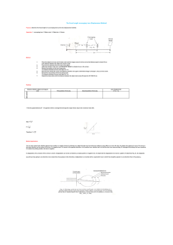 The Focal Length converging Lens (Displacement Method)