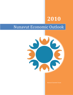 Nunavut Economic Outlook - Land Claims Agreements Coalition