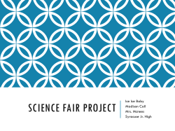 science fair project