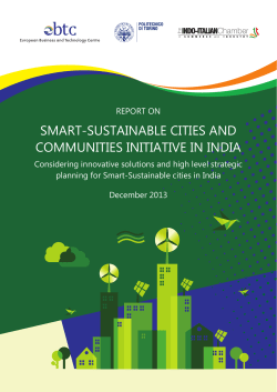 smart-sustainable cities and communities initiative in india