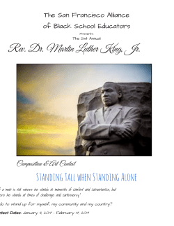 Rev. Dr. Martin Luther King, Jr.