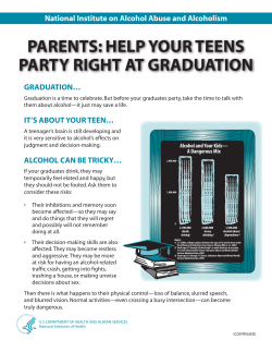 NIAAA Graduation Flyer