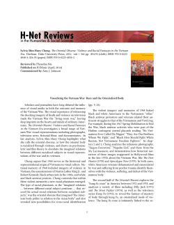 Visualizing the Vietnam War: Race and the Orientalized Body - H-Net