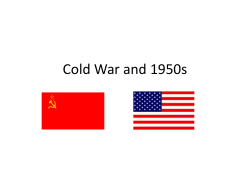 Cold War and 1950s