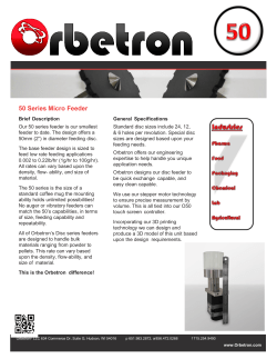50 Series Micro Feeder