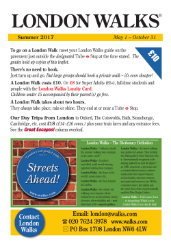 The Guides - London Walks