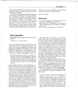 Folk Linguistics