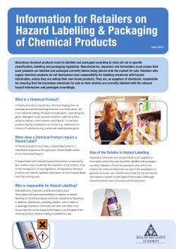 Chemical labelling