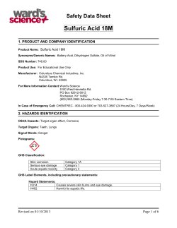 Sulfuric Acid 18M