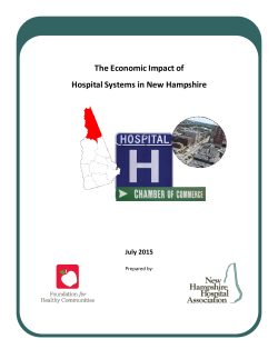 The Economic Impact of Hospital Systems in New Hampshire