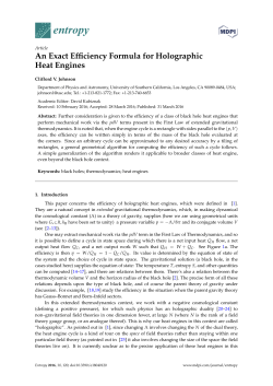 An Exact Efficiency Formula for Holographic Heat Engines