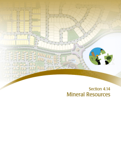 Mineral Resources - Riverside County Planning Department