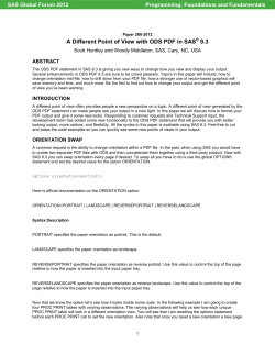 260-2012: A Different Point of View with ODS PDF in