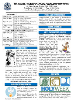 SACRED HEART PARISH PRIMARY SCHOOL