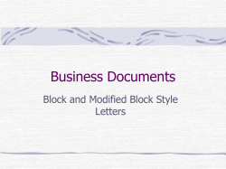 Business Documents