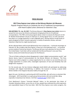 Pony Express Love Letters Returns