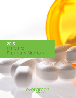 Maryland Pharmacy Directory