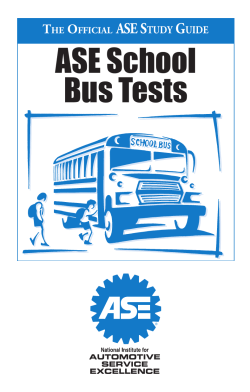 ASE School Bus Tests