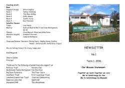 newsletter - Kea Street Specialist School