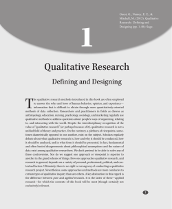 Qualitative Research