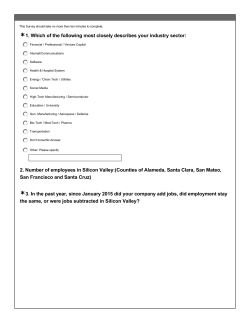 1. Which of the following most closely describes your industry sector