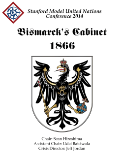 Bismarck`s Cabinet 1866