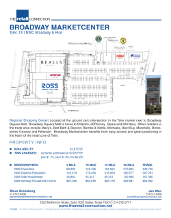 broadway marketcenter - The Retail Connection