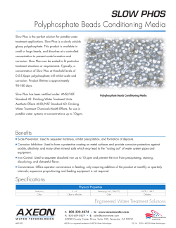 Polyphosphate Beads Conditioning Media