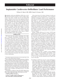 Implantable Cardioverter-Defibrillator Lead Performance