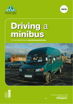 Driving a minibus