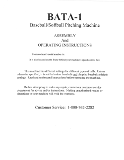 BATA. 1 - Pitching Machine Stop