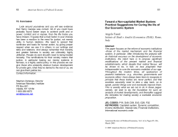 84 85 Toward a Non-capitalist Market System: Practical Suggestions