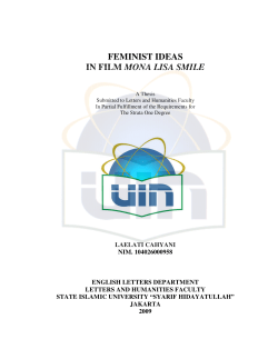 feminist ideas in film mona lisa smile - Repository UIN