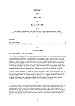 the way to wealth - Campbell M Gold Header