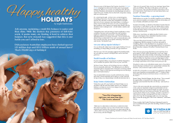 holidays - Wyndham Vacation Resorts Asia Pacific