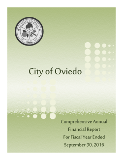 Comprehensive Annual Financial Report 2016