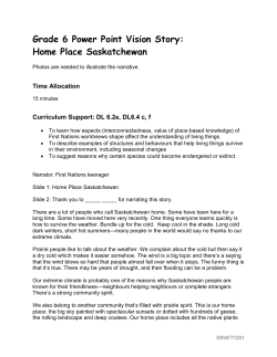 Taking Action for Prairie - Grade 6