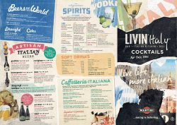 our cocktails - LIVIN`italy Leeds