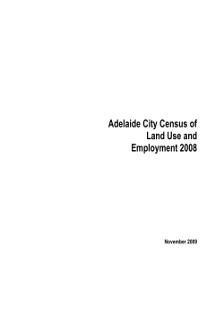 Land Use and Employment &ndash; 2008