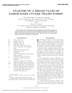 Analysis of a Broad Class of Earth-Mars Cycler Trajectories