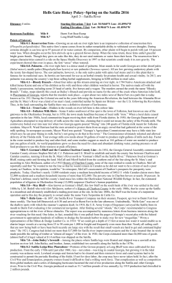 Hells Gate Hokey Pokey&ndash;Spring on the Satilla 2016