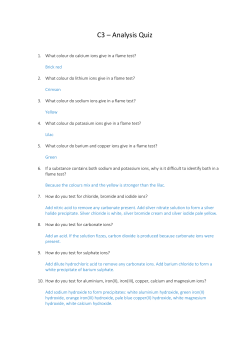 Analysis Answers