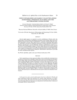 Halbert et al.: Aphids New to the Southeastern States 79 NEWLY