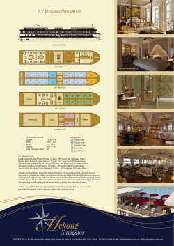 rv mekong navigator - the Cruise and Travel group