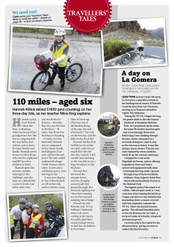 110 miles &ndash; aged six