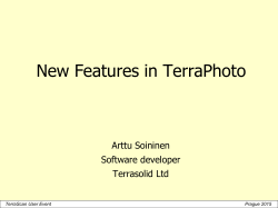 TerraPhoto - Terrasolid