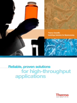 for high-throughput applications