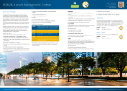 ROMAN II Asset Management System