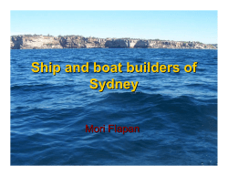Ship and boat builders of Sydney